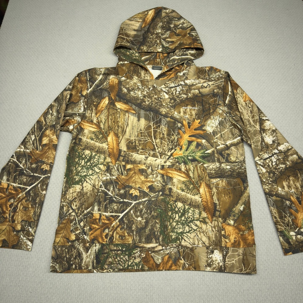 Santo Studio Realtree Camo Hoodie Medium Long Sleeve Pullover Outdoor‎ Hunting